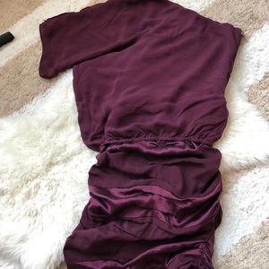 Formal cocktail. Alice + Olivia silk mini dress